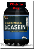 Optimum Nutrition 100% Casein Gold Standard protein at VitaBuilding.com