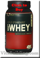 Optimum Nutrition 100% Whey Gold Standard protein at VitaBuilding.com